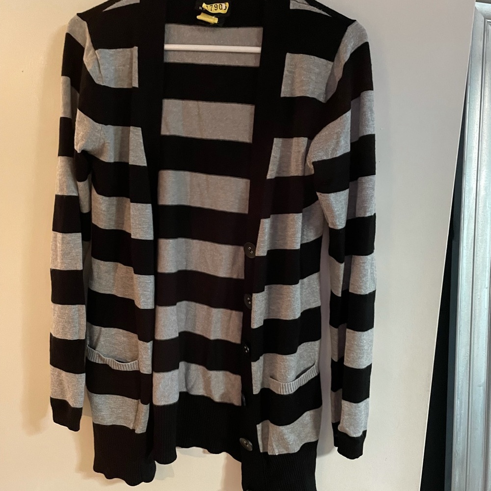 Striped cardigan